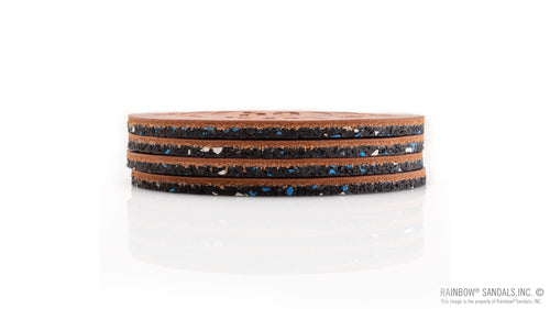 Coaster 4 pack - Rust - Leather