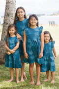 Girls Dress Maila Teal Pua Melia