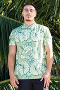 Mens ʻEkahi Polo Lime Kokiʻo